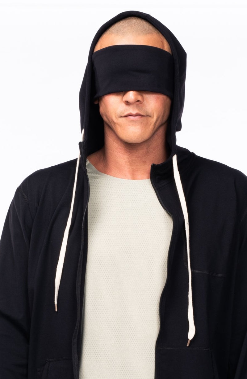 WYN by MALO men's ultimate travel hoodie - black