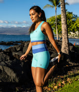 WYN by MALO little bit longer shorts 2.0 - makai