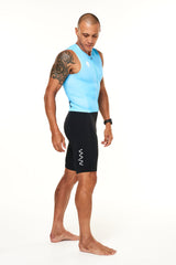 men's tri classics sleeveless suit  - sky blue