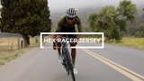 women's LUCEO hex racer cycling jersey - olive