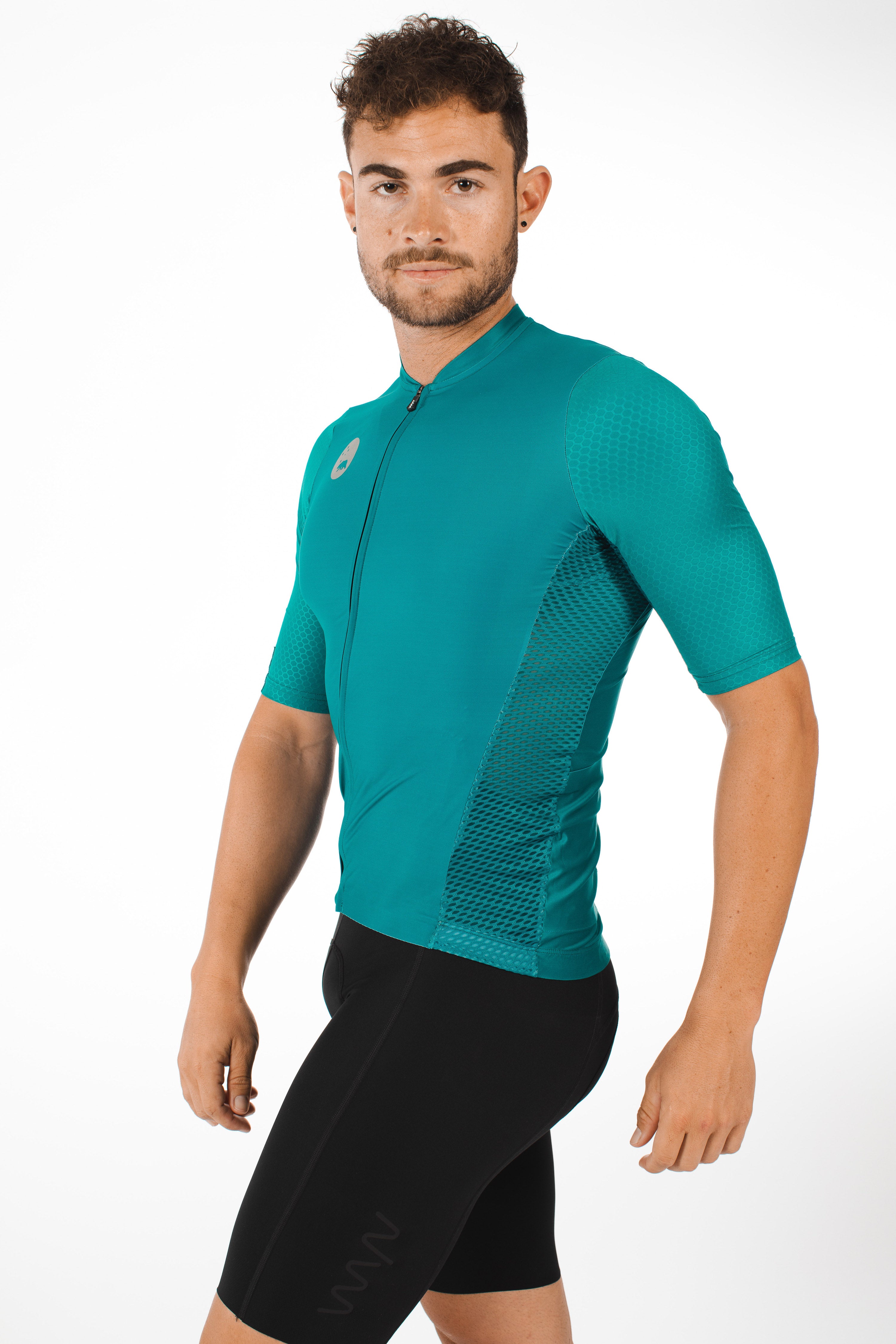 Men's LUCEO Hex Racer Cycling Jersey - Jade