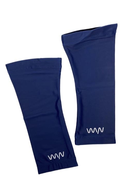 unisex knee warmers - navy