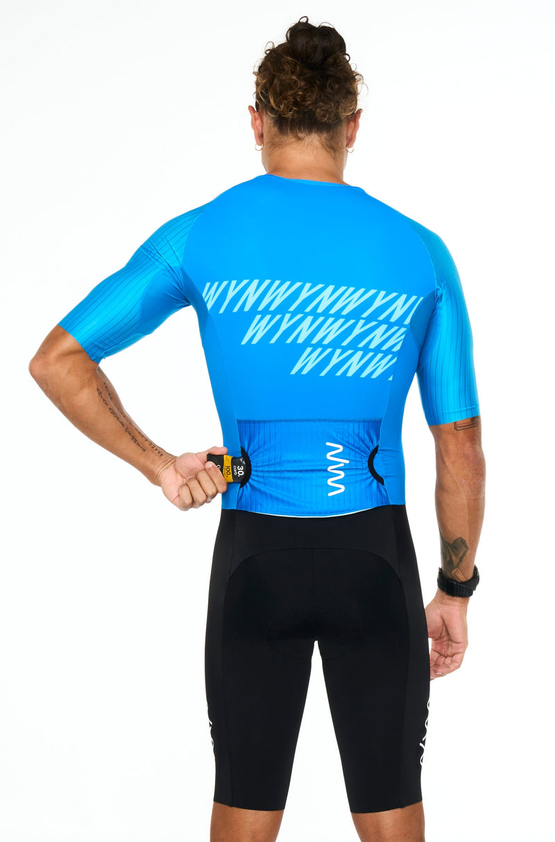 men's volt hi velocity triathlon suit - electric blue – WYN republic