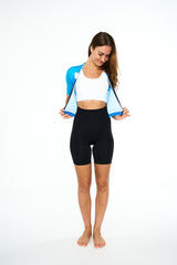 women's volt hi velocity triathlon suit - electric blue